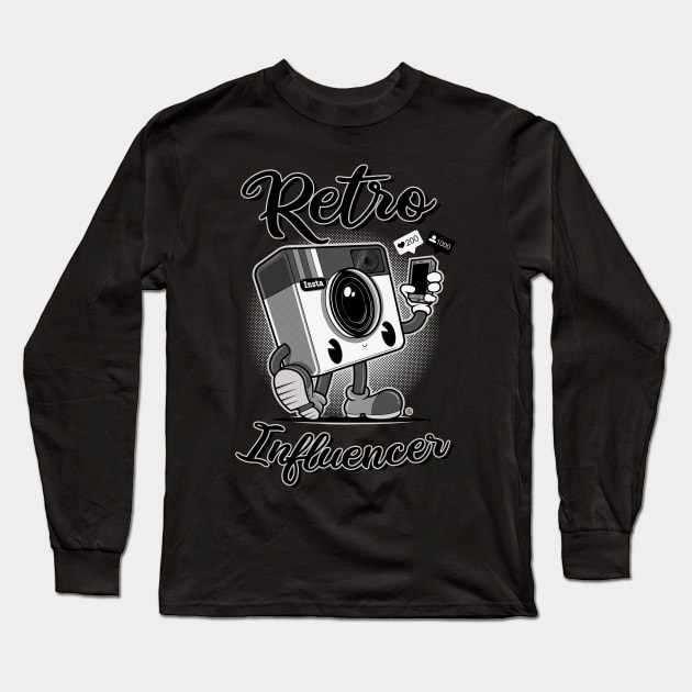 RETRO INFLUENCER Long Sleeve T-Shirt by FernandoSala